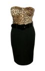 Robe Bustier Leopard