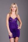 Robe Strass Violette